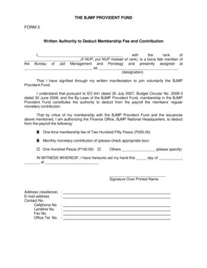 bjmp provident fund|Personal Loan Application Form .